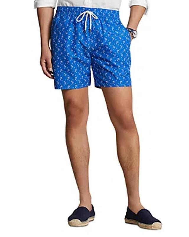 Men's 5.75-inch Traveler Classic Swim Trunks In Ocean Anchors Product Image