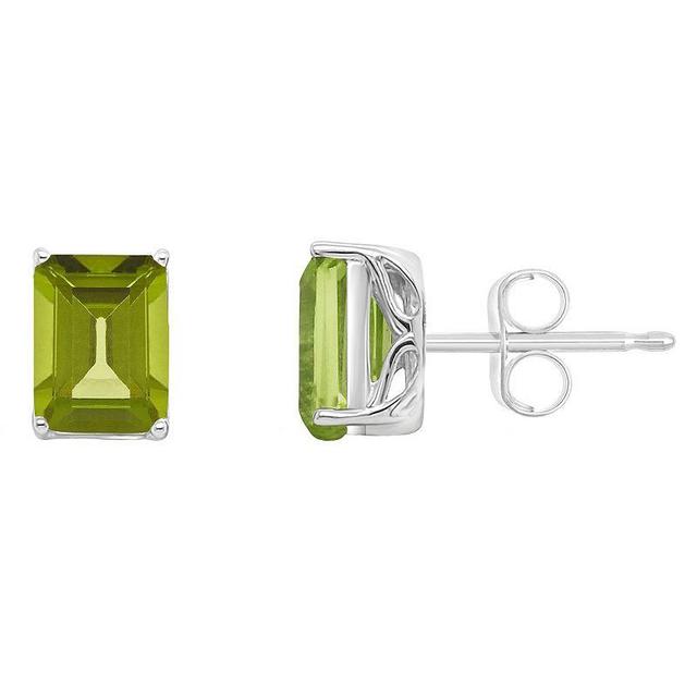 Peridot (3-3/8 ct. t.w.) Stud Earrings in Sterling Silver Product Image