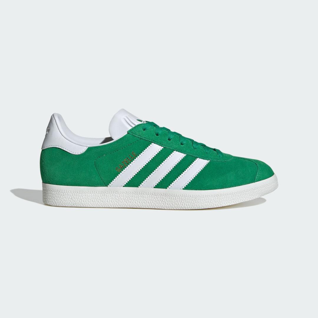 Mens adidas Gazelle Athletic Shoe White / Core White Product Image