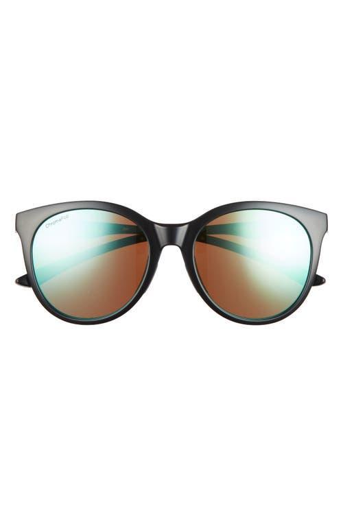 Smith Bayside 55mm Polarized Mirrored Round Sunglasses Product Image