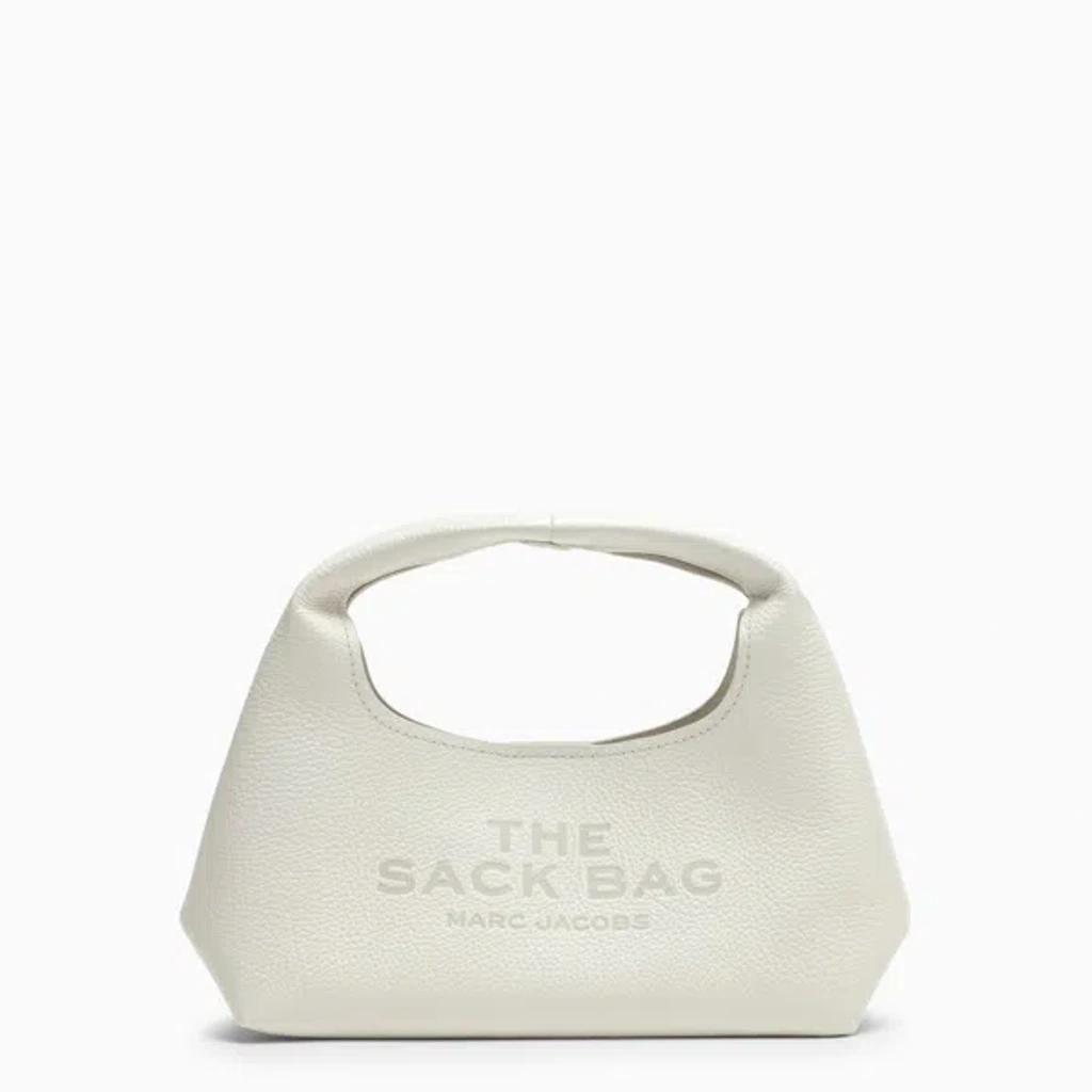 MARC JACOBS The Mini Sack White Leather Bag Product Image