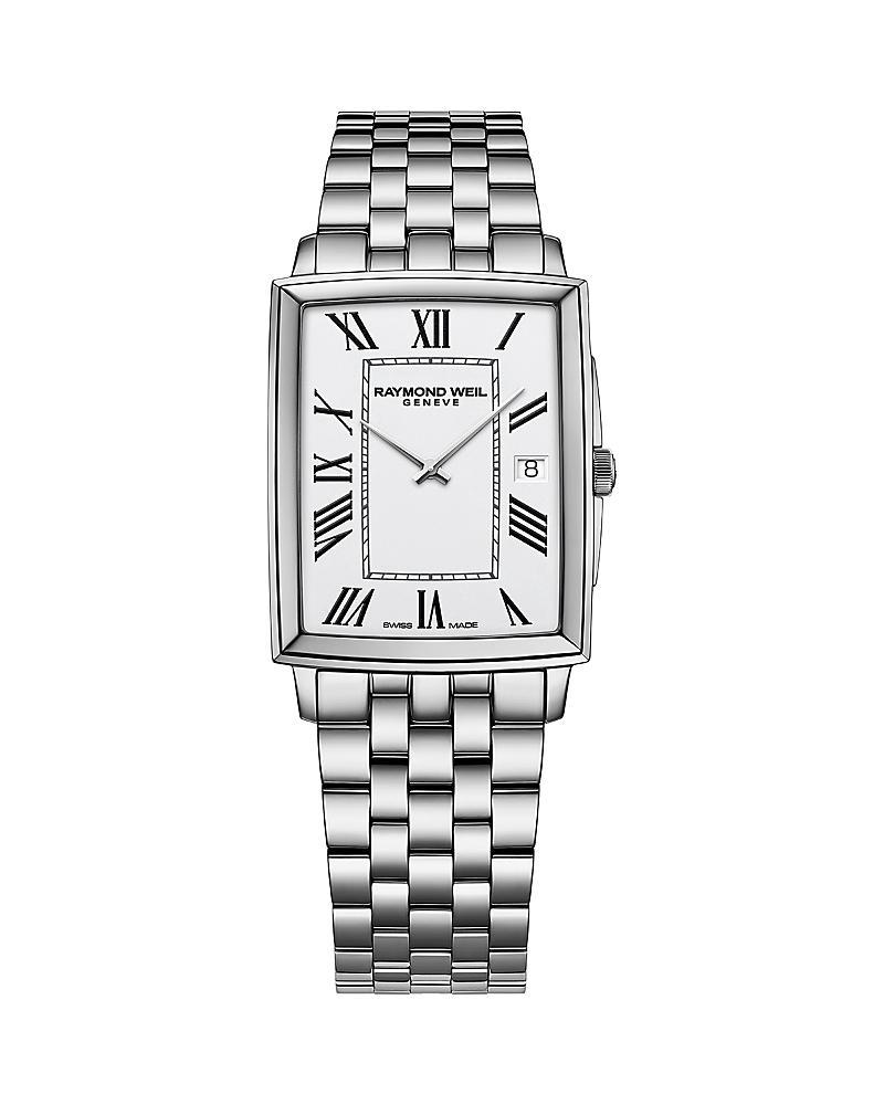 Raymond Weil Mens Swiss Toccata Stainless Steel Bracelet Watch 29x37mm Product Image