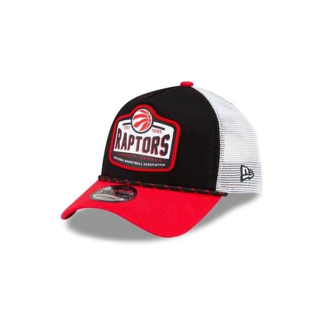 Toronto Raptors 2024 Rally Drive 9FORTY A-Frame Trucker Hat Male Product Image