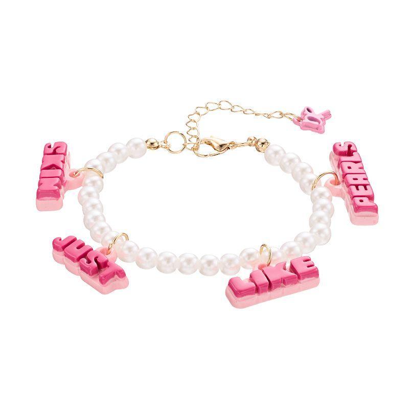 Dominique Rene Skin Just Like Pearls Bracelet, Womens, Pink Product Image