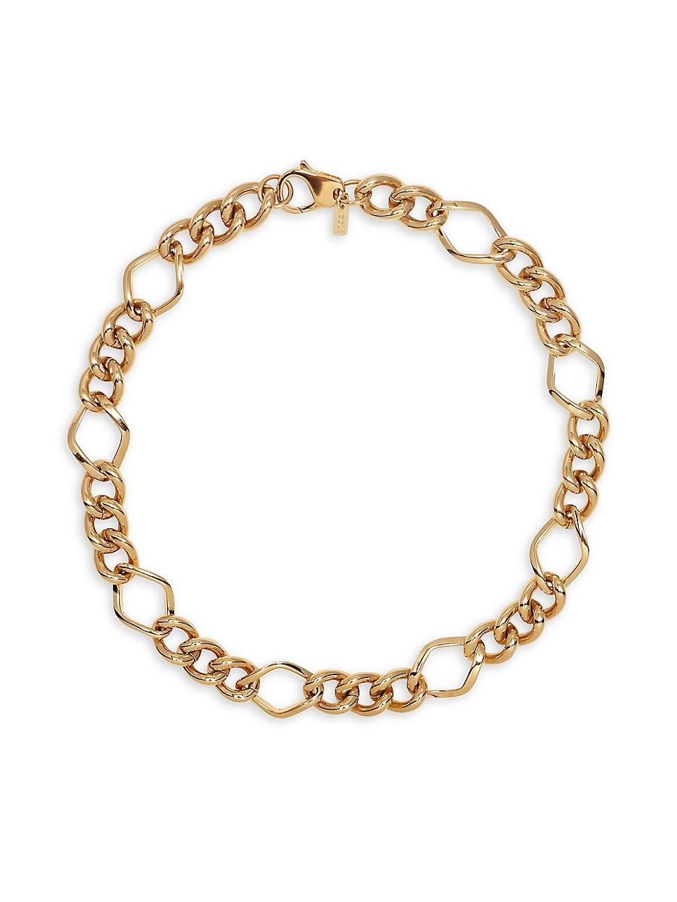 Womens Rina 14K-Gold-Plated Chain Necklace Product Image