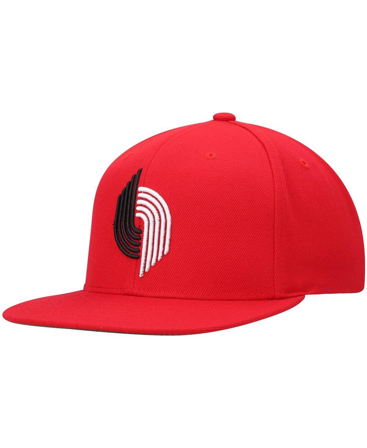 Mens Mitchell & Ness Portland Trail Blazers Hardwood Classics Team Ground 2.0 Snapback Hat Product Image