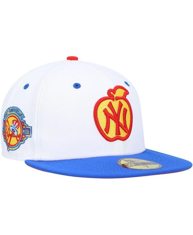 Mens New Era White New York Yankees 100th Anniversary Cherry Lolli 59FIFTY Fitted Hat - White Product Image