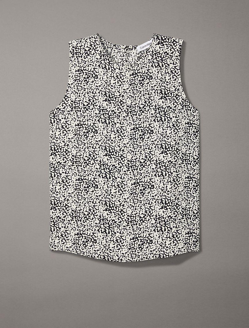 Flowing Printed Sleeveless Top Product Image