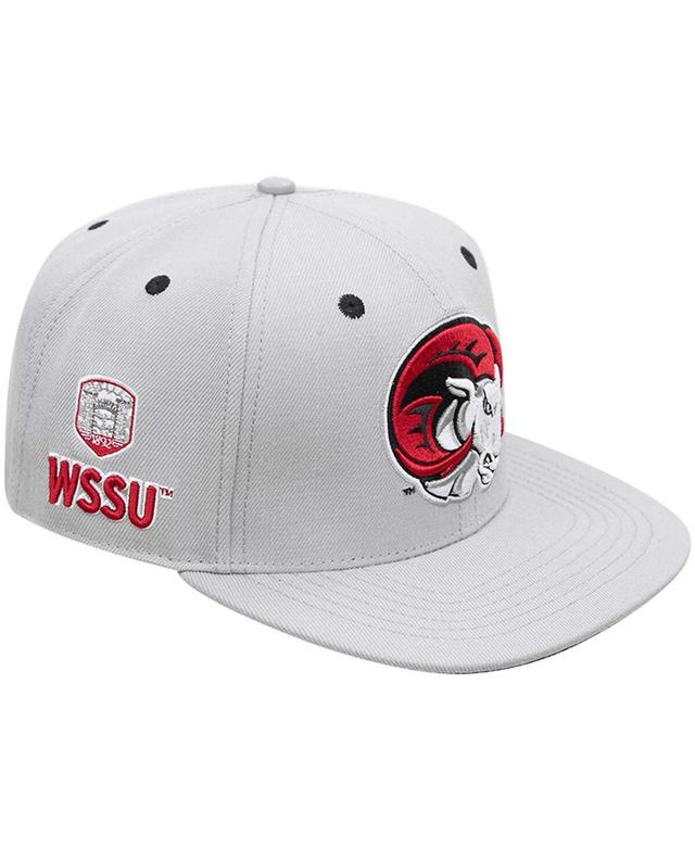 Mens Pro Standard Gray Winston Salem Rams Evergreen Mascot Snapback Hat Product Image