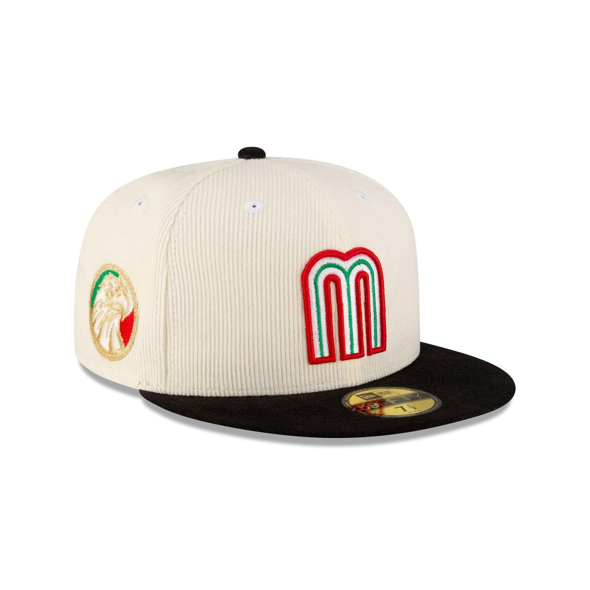 Mexico Baseball Chrome Black Corduroy 59FIFTY Fitted Hat Male Product Image