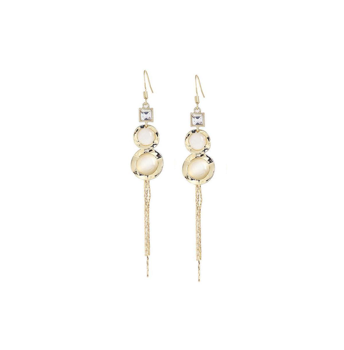 Sohi Womens Sleek Drop Earrings Product Image