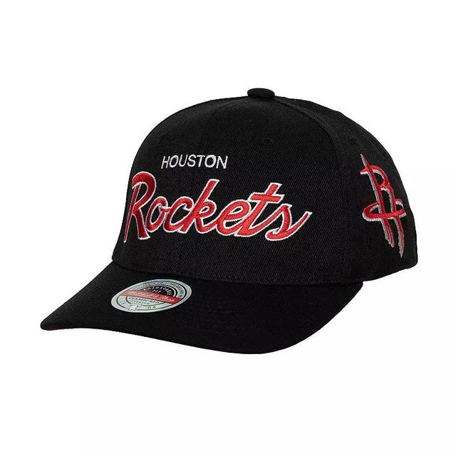 Mens Mitchell & Ness Houston Rockets MVP Team Script 2.0 Stretch-Snapback Hat Product Image