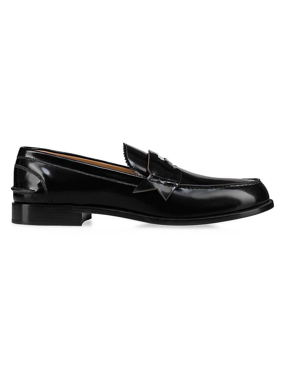 Mens Penny Leather Loafers Product Image