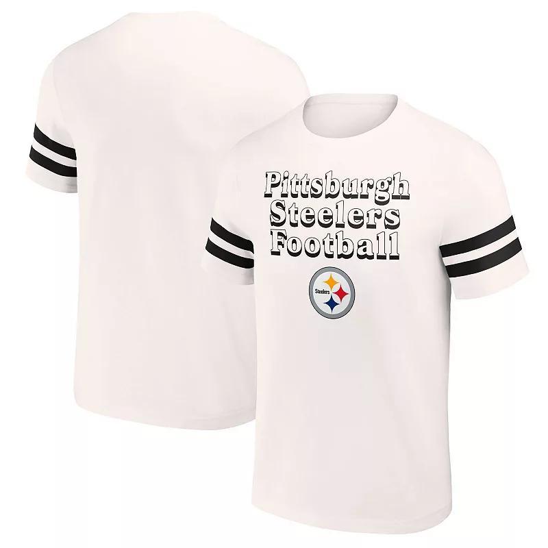 Mens NFL x Darius Rucker Collection by Fanatics Cream Pittsburgh Steelers Vintage T-Shirt Product Image