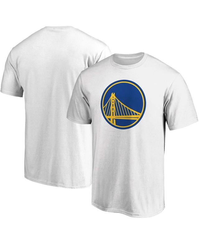 Mens White Golden State Warriors Primary Team Logo T-shirt Product Image