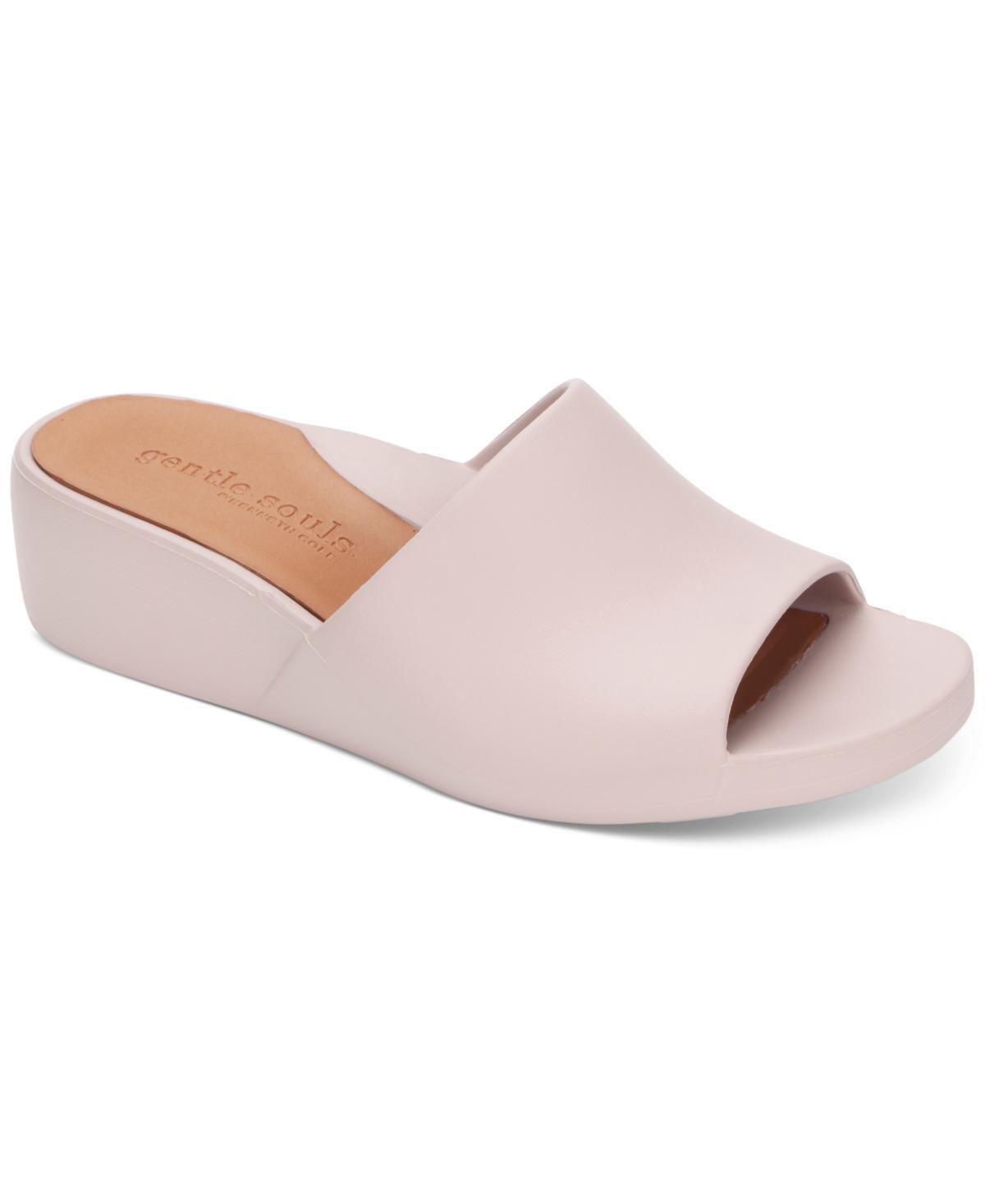 Gentle Souls by Kenneth Cole Womens Gisele Wedge Slide Sandals Product Image