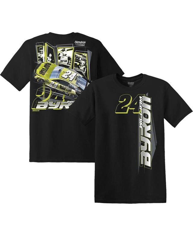 Mens Hendrick Motorsports Team Collection Black William Byron Car T-shirt Product Image