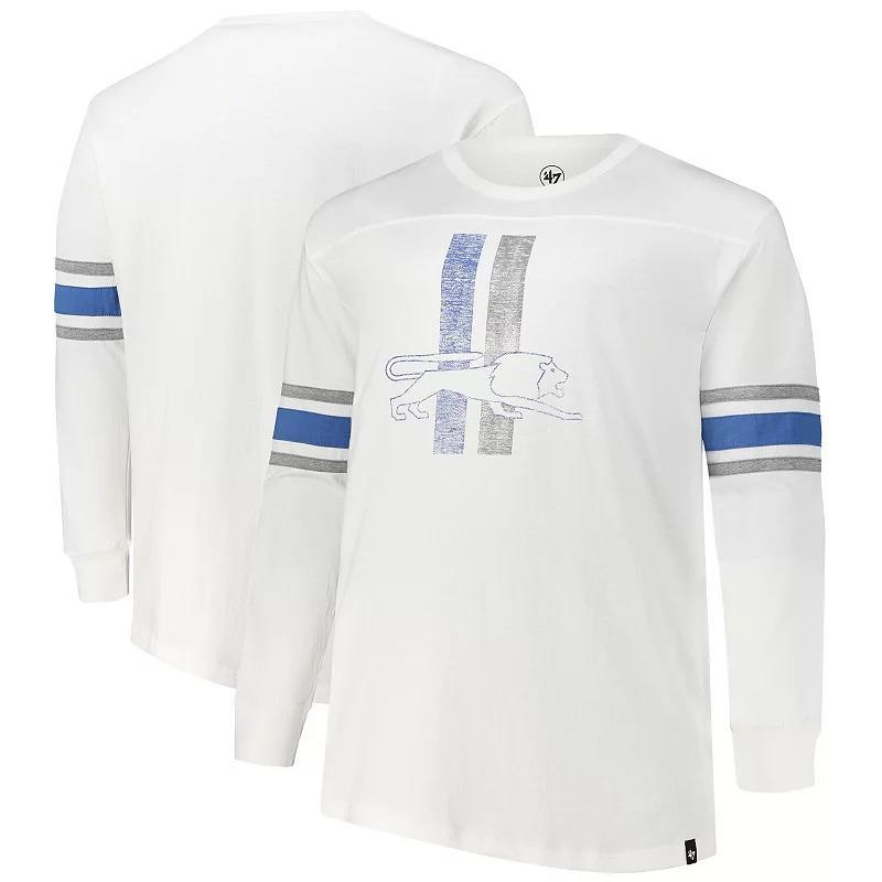 Mens 47 Detroit Lions Big & Tall Premier Brex Long Sleeve T-Shirt Product Image