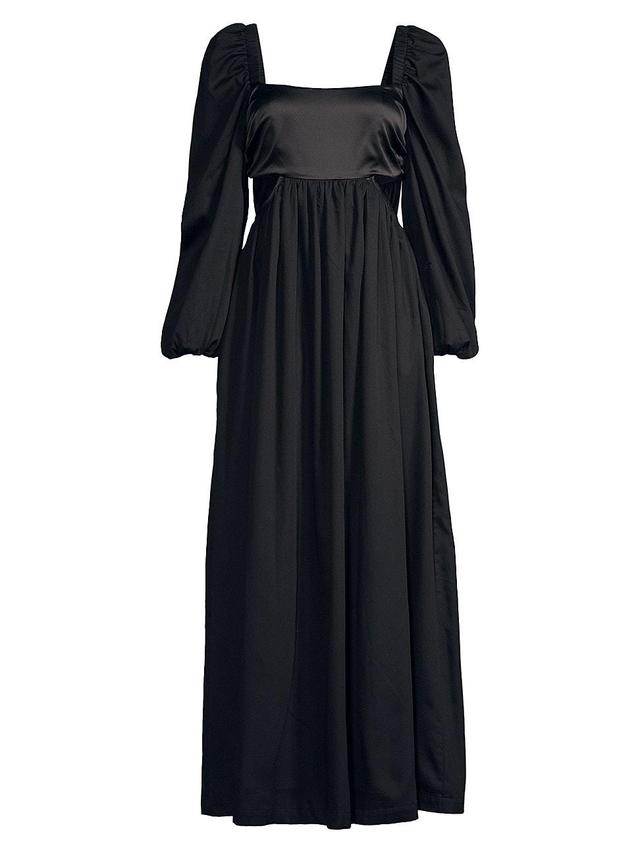 Womens Orbison Balloon-Sleeve Maxi Dress Product Image