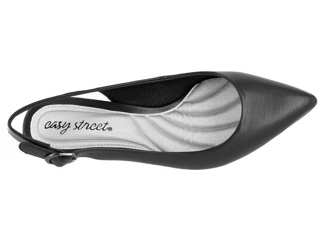 Easy Street Faye Womens Slingback Heels White Product Image
