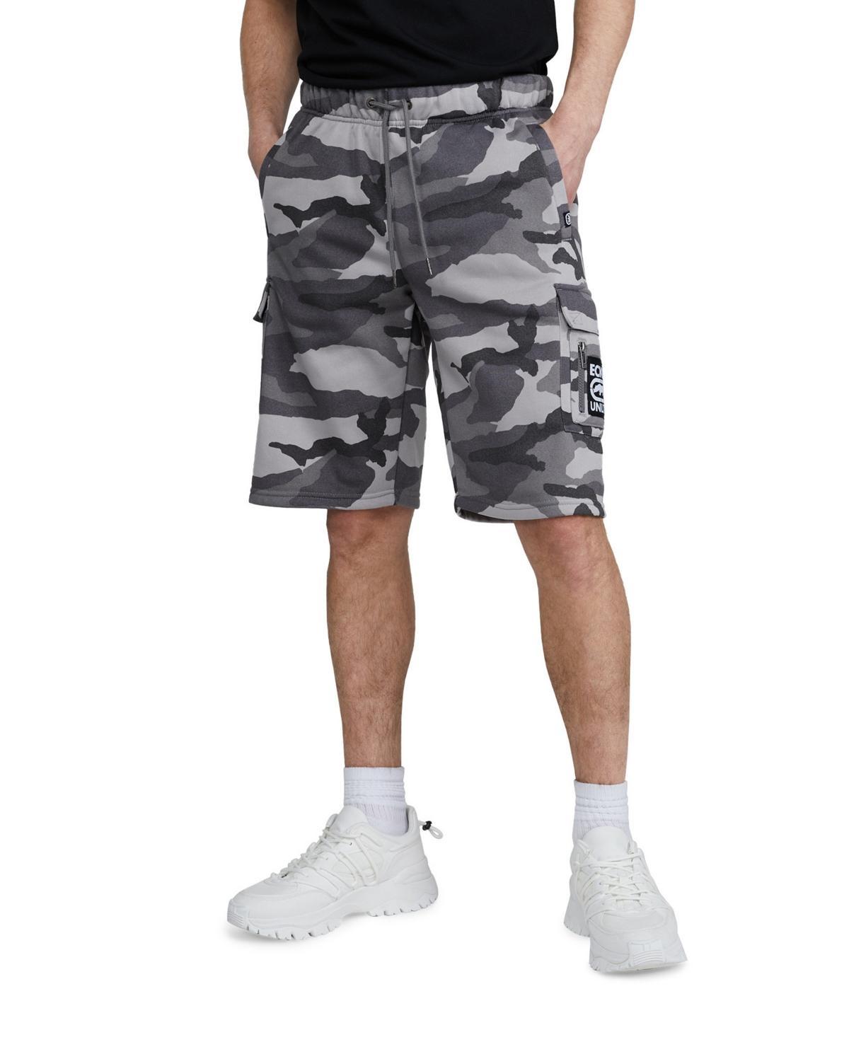 Ecko Unltd. Mens Zip Labled Pocket Fleece Short Product Image