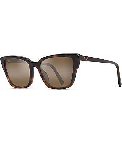 Maui Jim Womens 55mm Kou Cat Eye Polarized Sunglasses Product Image