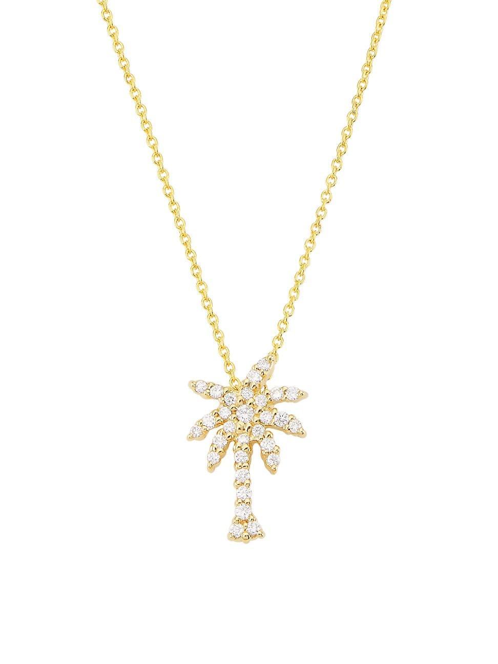 Roberto Coin Diamond Palm Tree Necklace Product Image