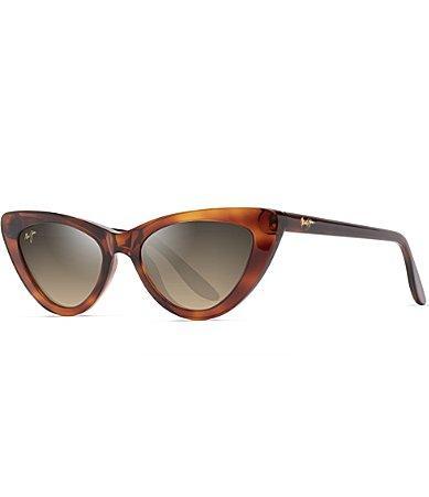 Maui Jim Womens Lychee 52mm Cat Eye Polarized Sunglasses Product Image