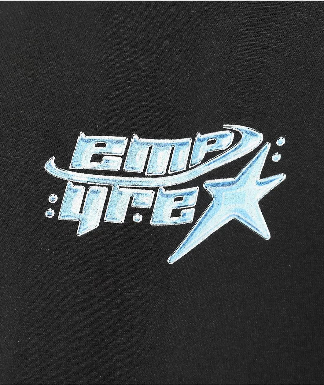 Empyre Y2K Star Black T-Shirt Product Image