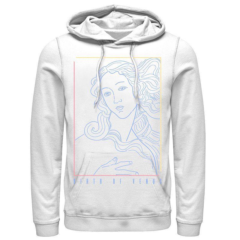 Mens Fifth Sun Birth Of Venus Line Art Portrait Hoodie Product Image