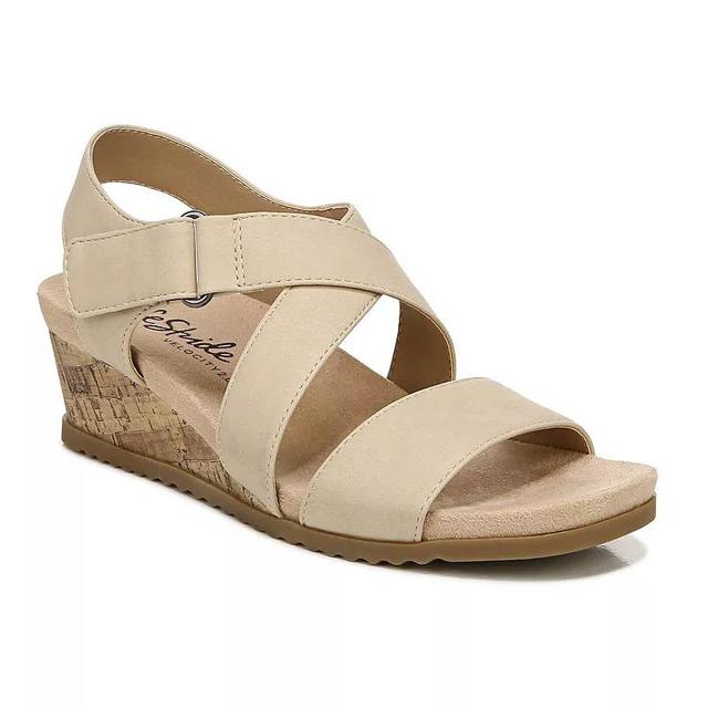 LifeStride Sincere Womens Strappy Wedge Sandals Natural Product Image