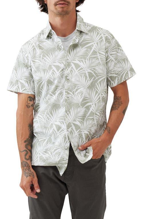 Mens Montcalm Palm Leaf Print Short-Sleeve Shirt Product Image