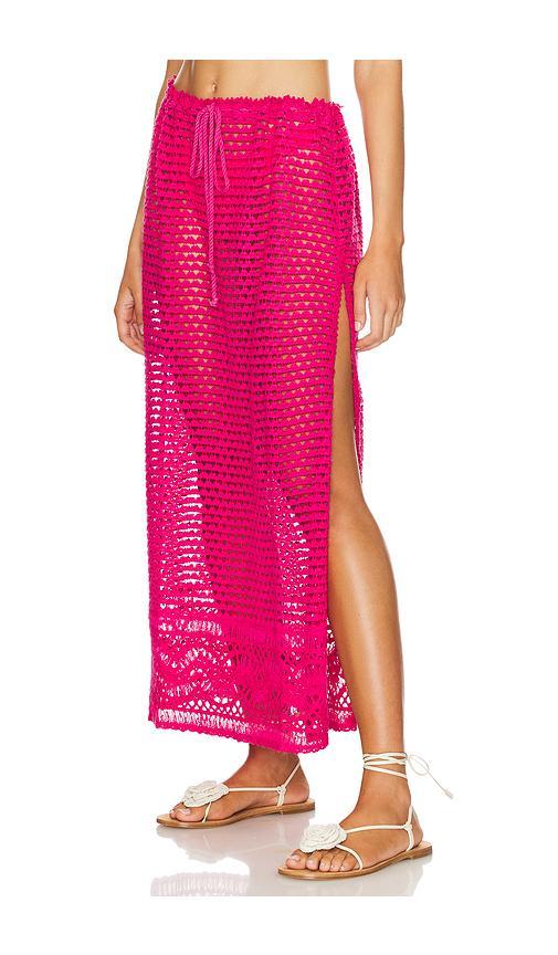 X Revolve Plum Maxi Skirt Product Image