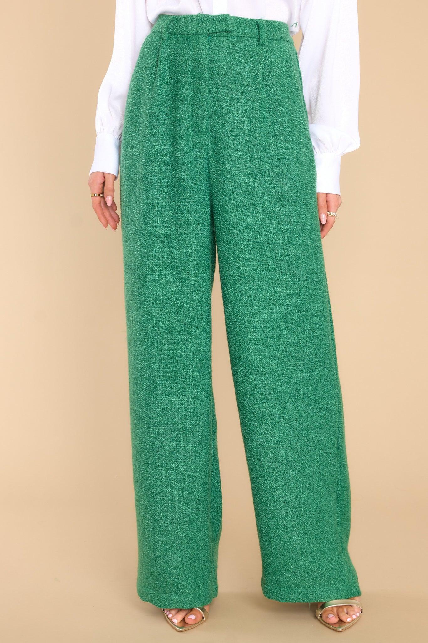 Showcasing My Talents Kelly Green Pants Product Image