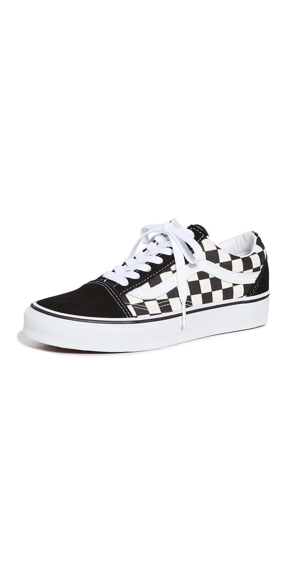 Vans UA Old Skool Sneakers Primary Check Black/White M 5/ W 6.5 Product Image