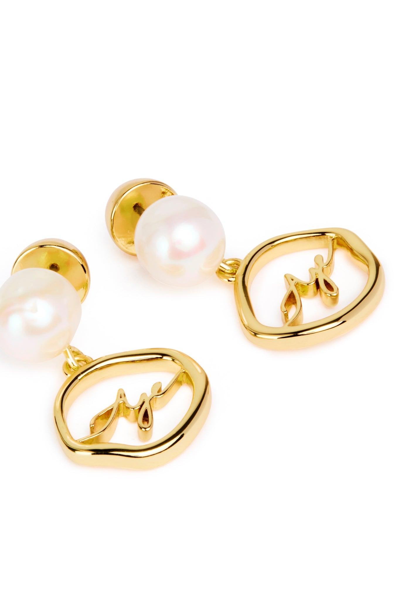 Fleur Pearl Drop Earring Product Image