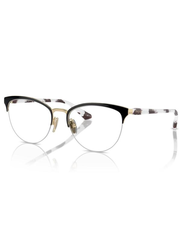 Vogue Eyewear Womens Eyeglasses, VO4304 - Top Black/Pale Gold Product Image