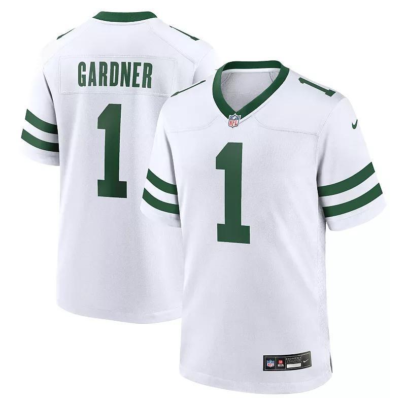 Mens Nike Ahmad Sauce Gardner Legacy New York Jets Game Jersey Product Image