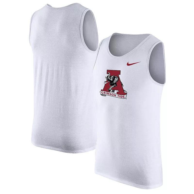 Mens Nike Alabama Crimson Tide Vintage Logo Performance Tank Top Product Image