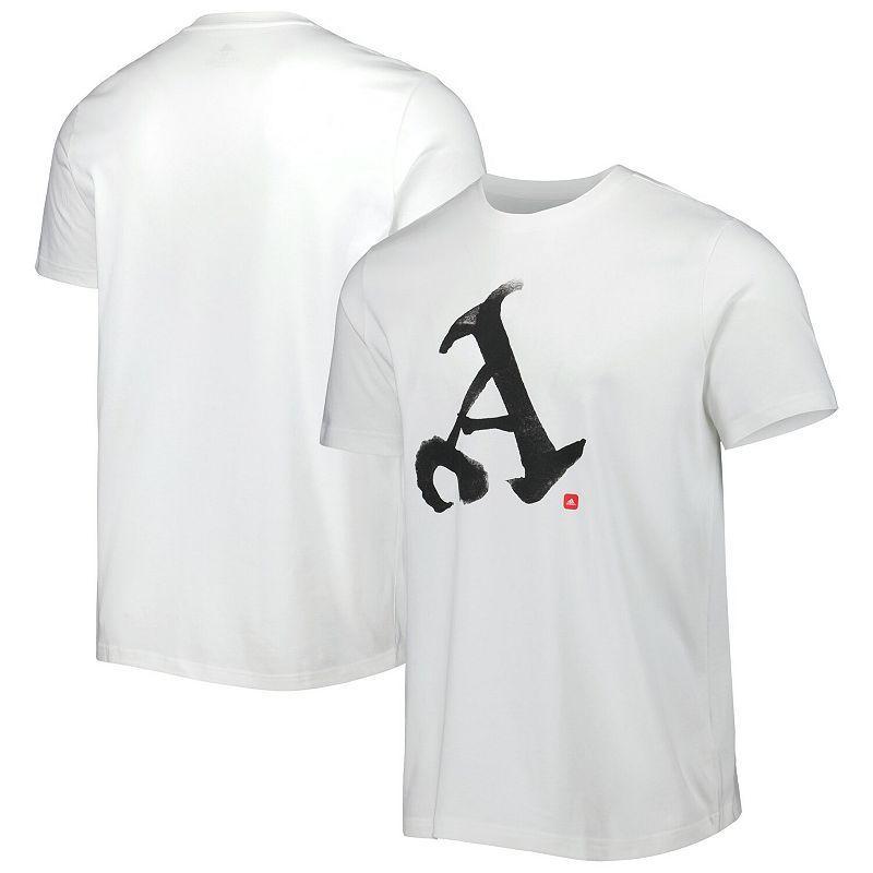 Mens adidas White Arsenal Chinese Calligraphy T-Shirt product image