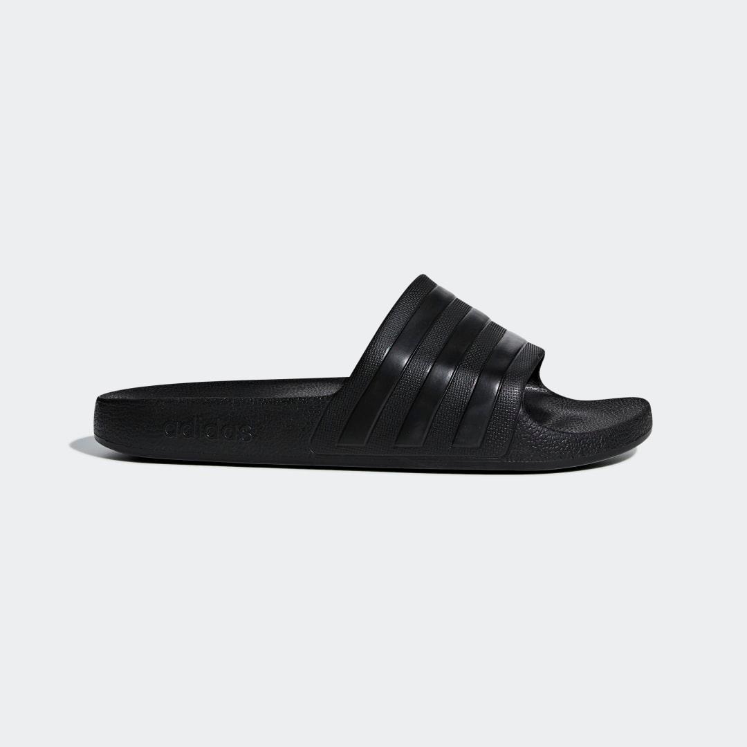 adidas Mens adidas Adilette Aqua Core - Mens Shoes Black/Black Product Image