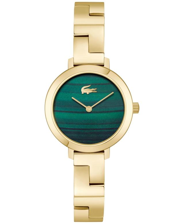 Lacoste Womens Tivoli Gold-Tone Stainless Steel Bracelet Watch 28mm - Green Product Image