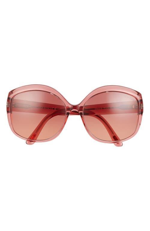 TOM FORD Chiara-02 56mm Round Sunglasses Product Image