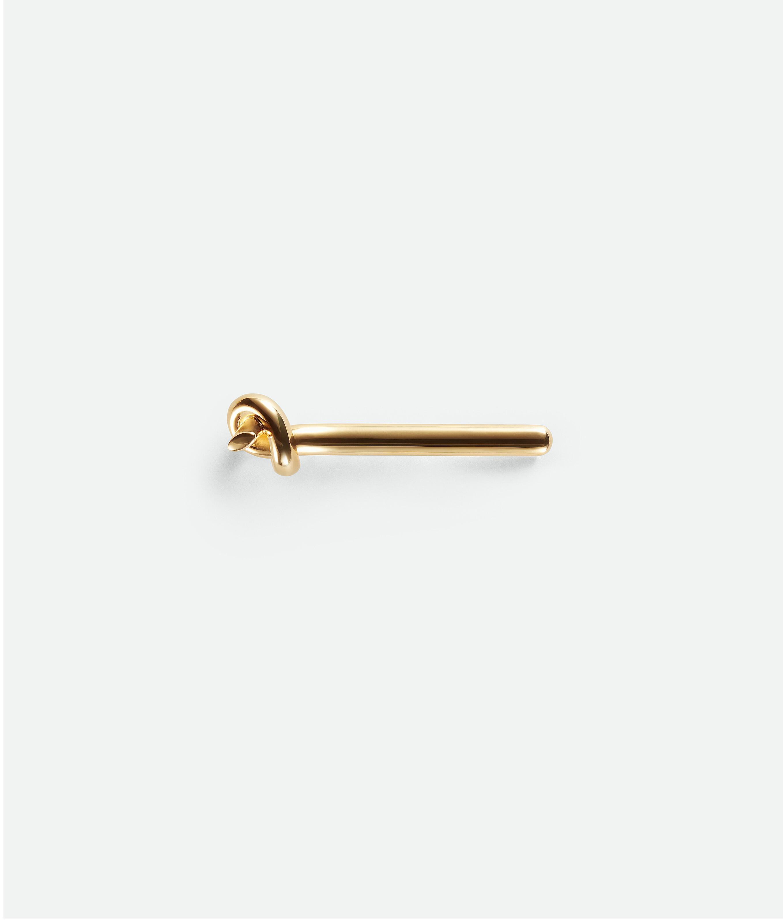 Men's Knot Tie Clip in Yellow gold Product Image