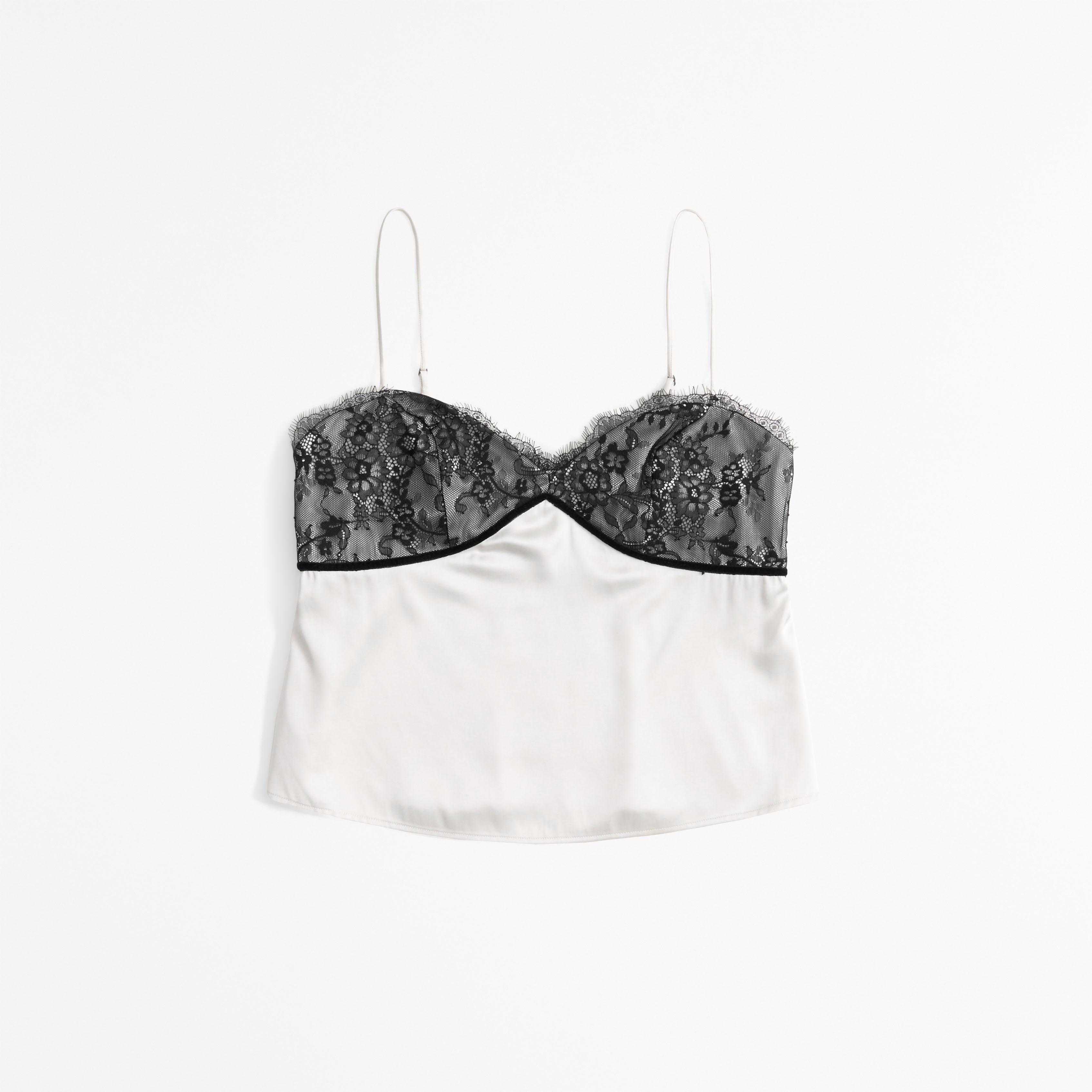 Lace and Satin Cami Product Image