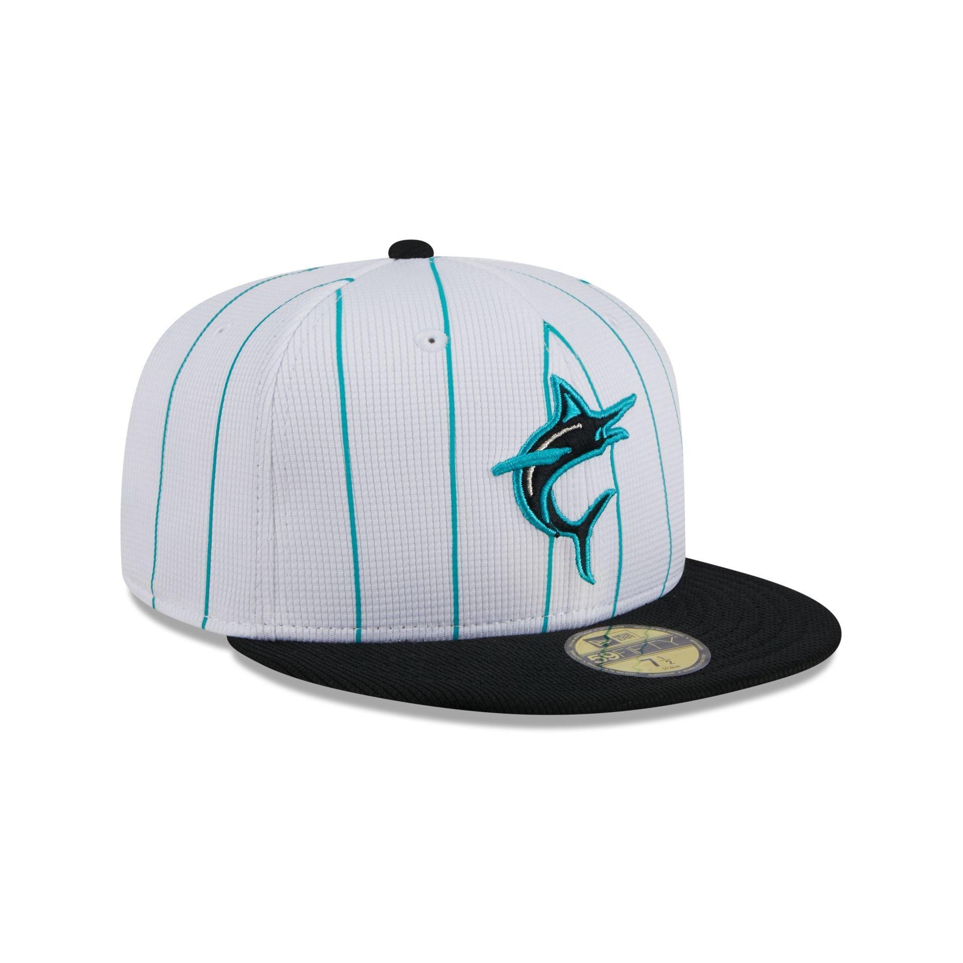 Miami Marlins 2024 Batting Practice 59FIFTY Fitted Hat Male Product Image