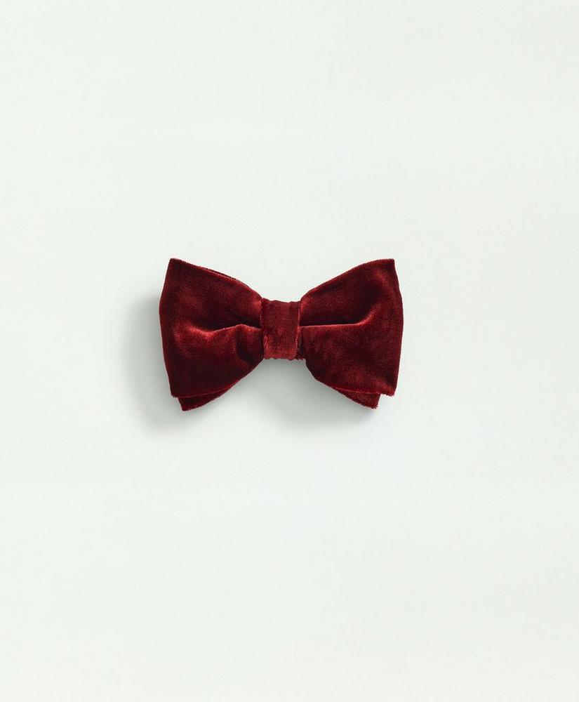 Silk Blend Velvet Bow Tie Product Image