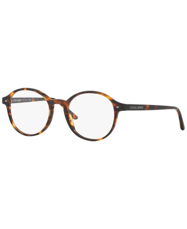 Giorgio Armani Mens Eyeglasses, AR7004 - Top Matte Black, Shiny Product Image