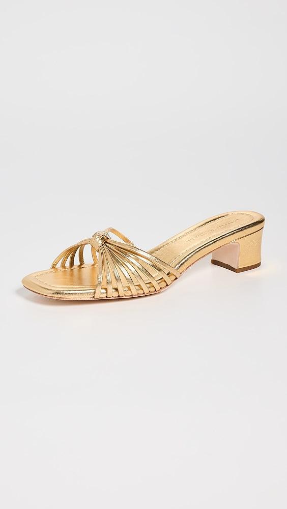 Loeffler Randall Hazel Knot Mid Heel Mule Sandals | Shopbop Product Image