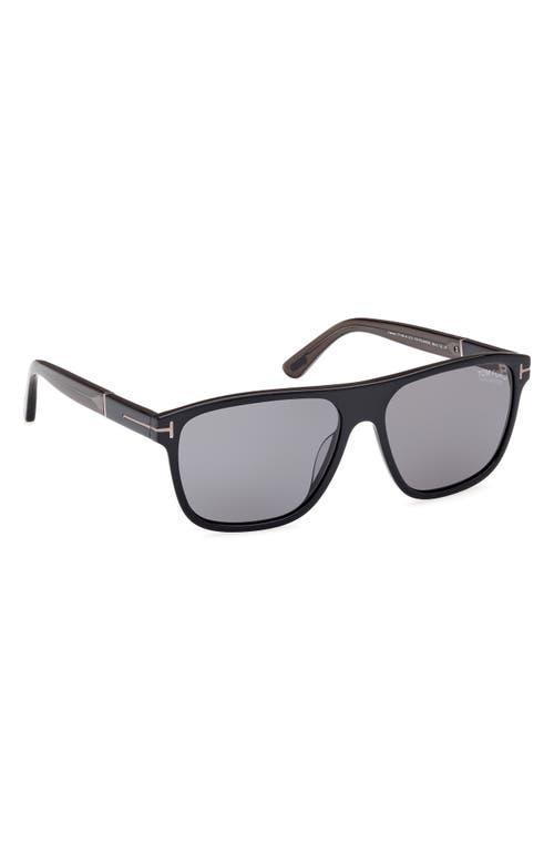 TOM FORD Frances 58mm Polarized Square Sunglasses Product Image